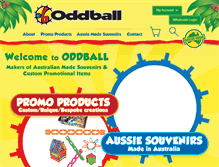 Tablet Screenshot of oddball.com.au